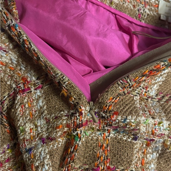 Kate Spade Plaid Tweed Skirt Size 8 - Picture 9 of 11